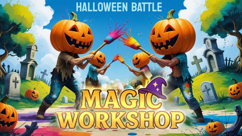Magic Workshop: Halloween Battle – screenshot 1