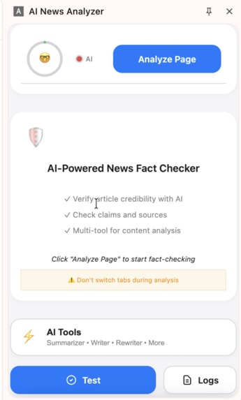 AI News Analyzer – screenshot 2