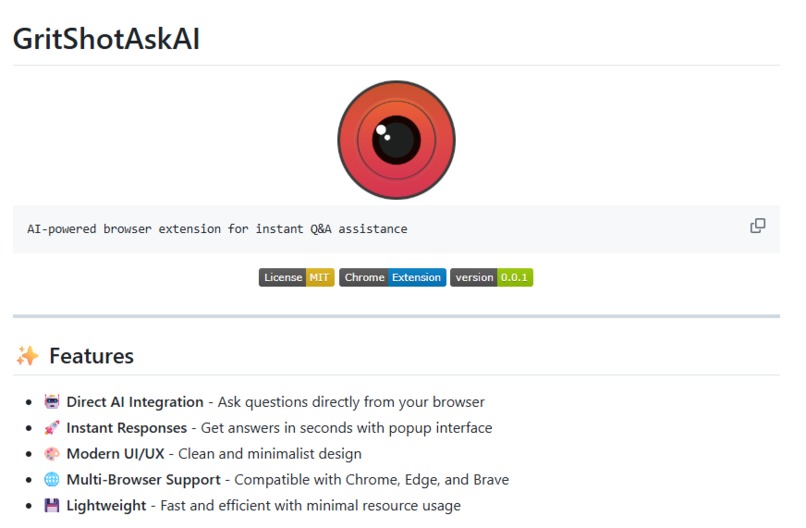 GritShotAskAI – screenshot 1