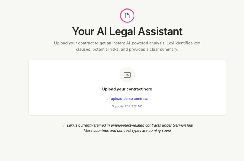 Lexi - Your AI Legal Assistant – screenshot 1