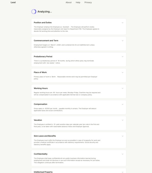 Lexi - Your AI Legal Assistant – screenshot 4