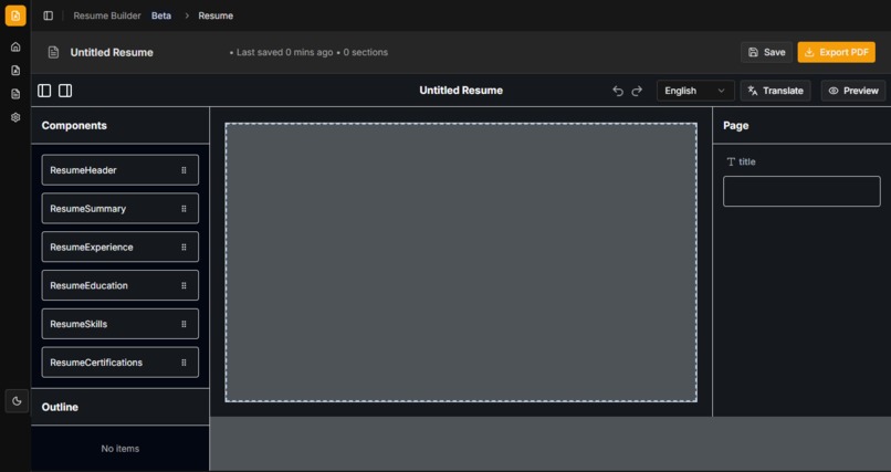Buddhi LIVE Resume Builder – screenshot 2