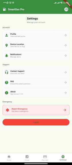 SmartGas IoT   :    Pay-As-You-Go LPG – screenshot 2