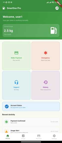 SmartGas IoT   :    Pay-As-You-Go LPG – screenshot 3
