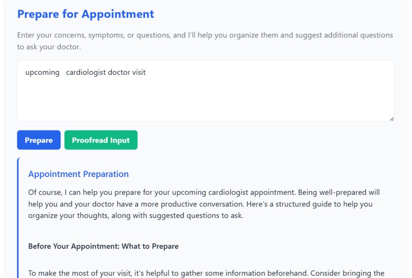 Patient Advocate AI – screenshot 2