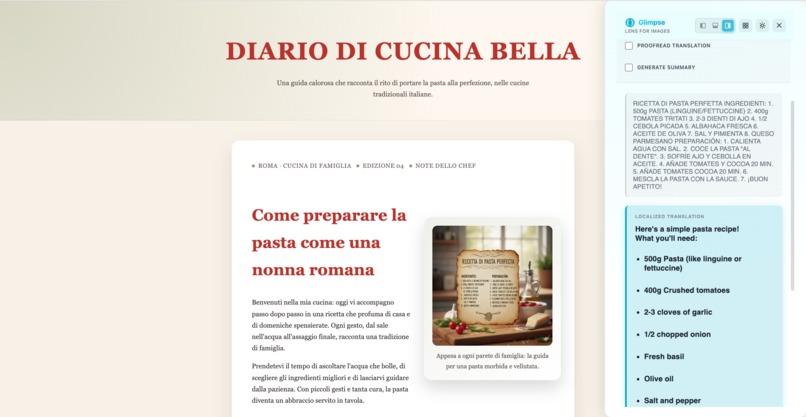Glimpse - Lens for the visual web – screenshot 6
