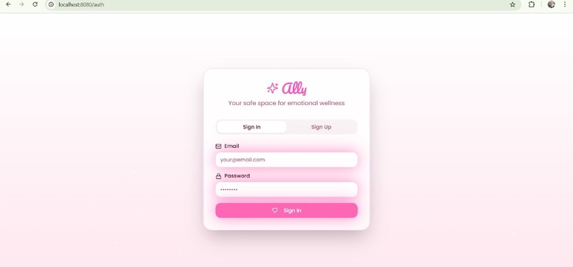 Ally - Your Voice2Mood Companion – screenshot 2