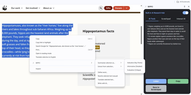 BIPPO-Built-in AI Research Hub – screenshot 4
