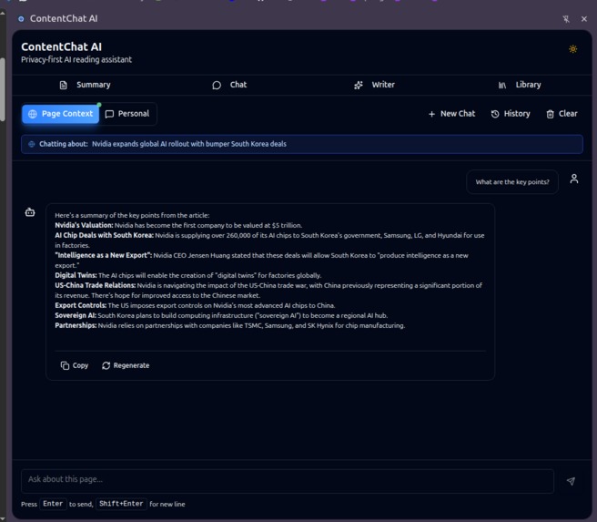 ContentChat AI – screenshot 3