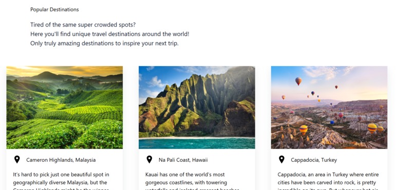 Travel Locations – screenshot 2