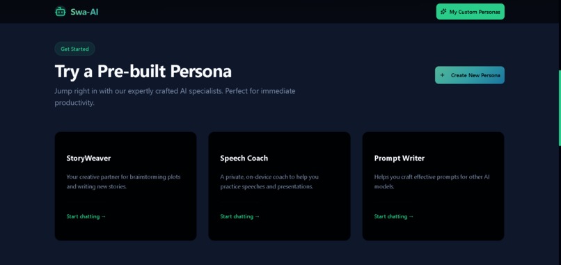 Swa-AI – screenshot 2