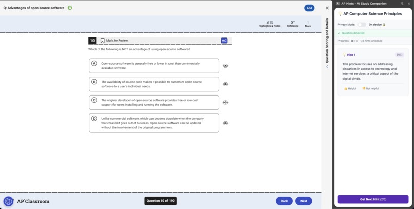 AP Dazi - Smart Hints for AP Students – screenshot 2