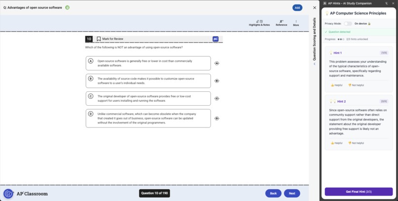 AP Dazi - Smart Hints for AP Students – screenshot 3
