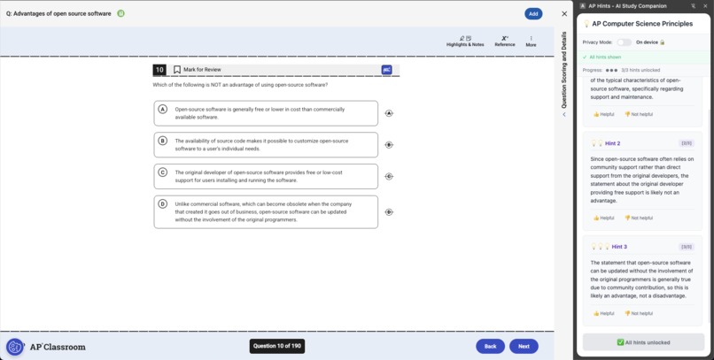 AP Dazi - Smart Hints for AP Students – screenshot 4