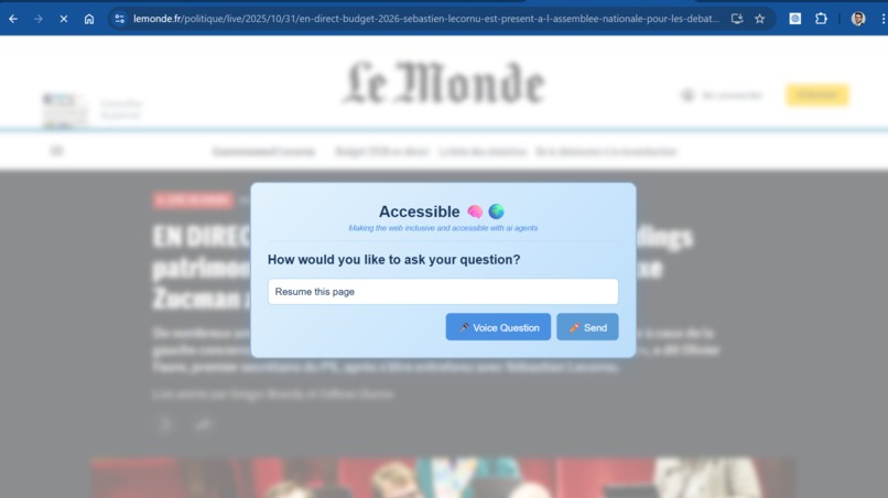 Accessible AI – screenshot 2