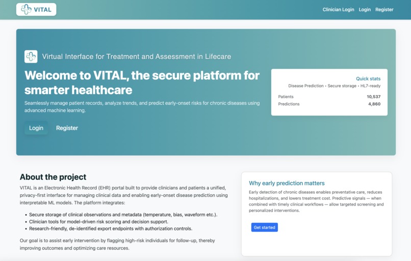 Virtual Interface for Treatment and Assessment in Lifecare – screenshot 2
