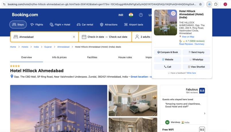 Qurett: AI Hotel Summary & Smart Inquiry Assistant – screenshot 1