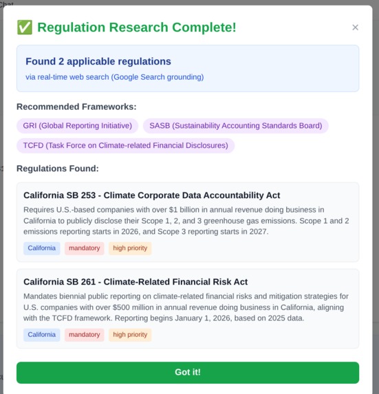 ESG Copilot – screenshot 4