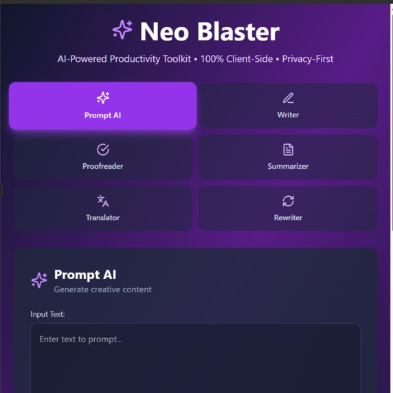 neo blaster – screenshot 1