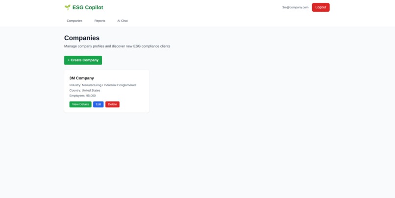 ESG Copilot – screenshot 1