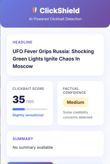 ClickShield – screenshot 1