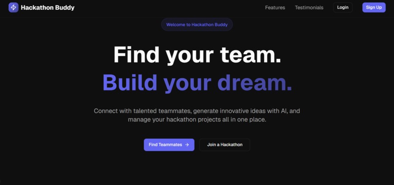 Hackathon Buddy – screenshot 4