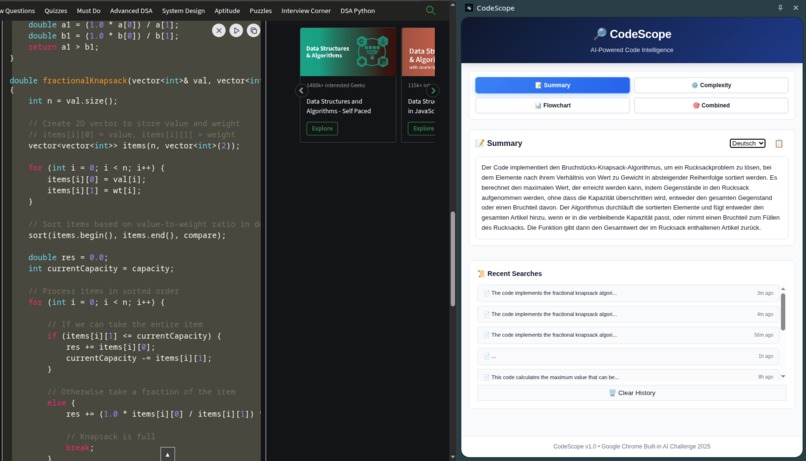 CodeScope – screenshot 2