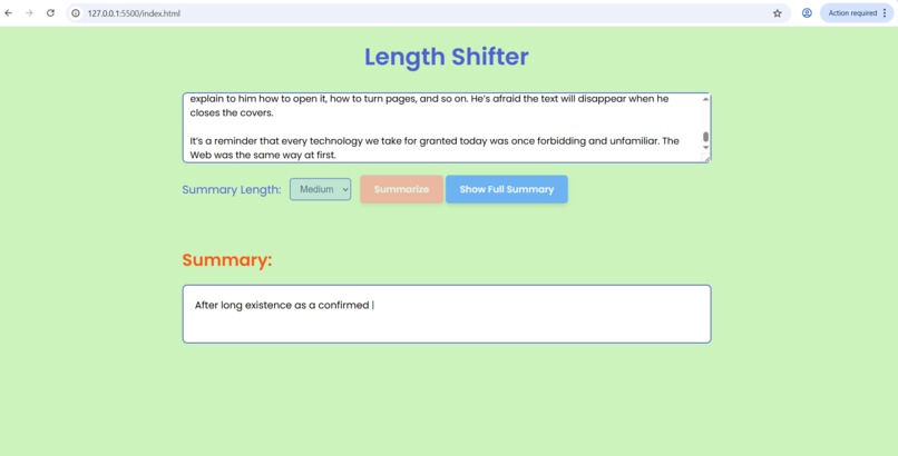 Length shifter – screenshot 4