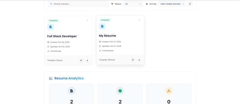 ResumAI – screenshot 3
