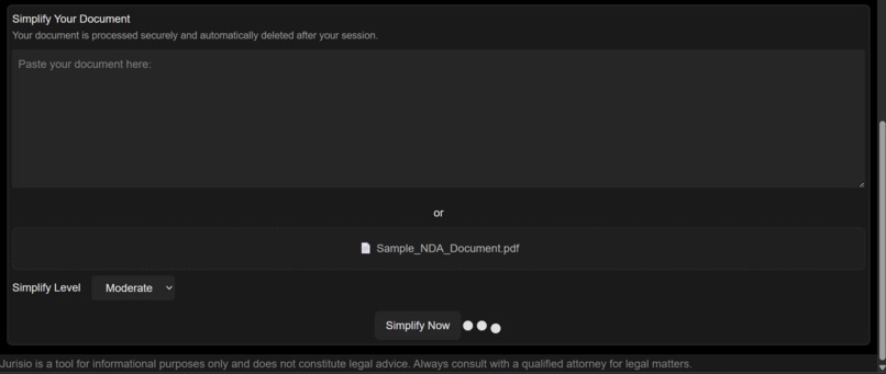 Jurisio-Making Legal Documents Simple – screenshot 2