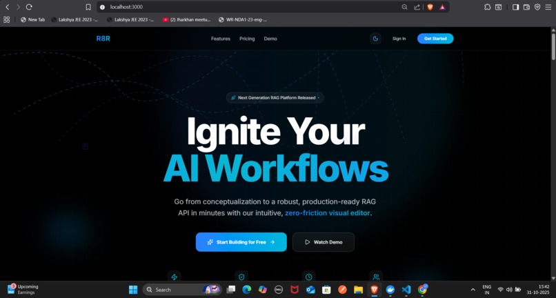 R8R (Rapid RAG Runtime) – screenshot 1