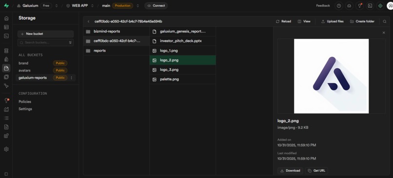 Galuxium — The AI That Builds Startups Autonomously – screenshot 13