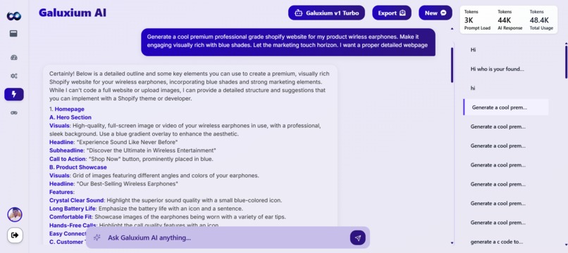 Galuxium — The AI That Builds Startups Autonomously – screenshot 41