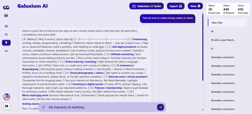 Galuxium — The AI That Builds Startups Autonomously – screenshot 38