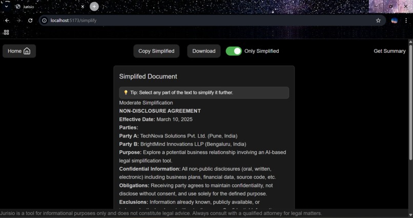 Jurisio-Making Legal Documents Simple – screenshot 4