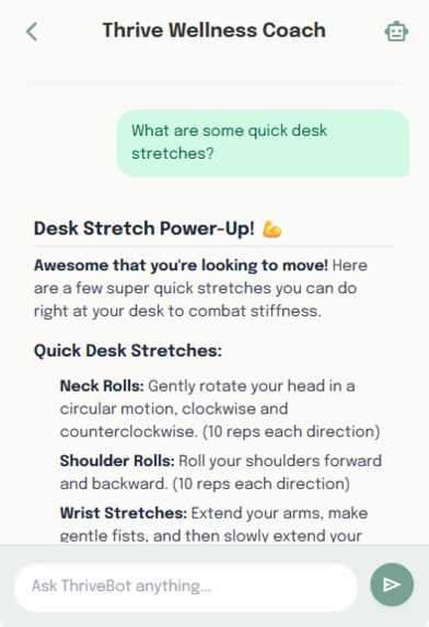 Thrive Wellness – screenshot 2