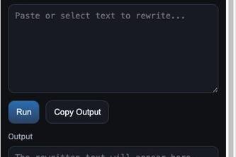 Word Rewriter – Chrome Extension
