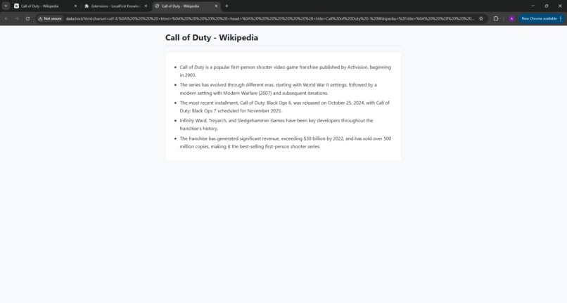 LocalFirst Knowledge Base – screenshot 3