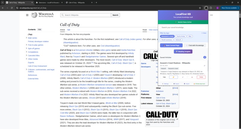 LocalFirst Knowledge Base – screenshot 4