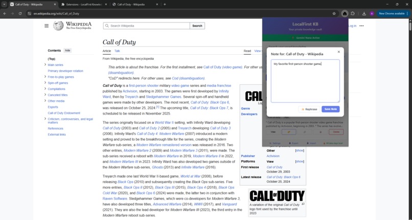 LocalFirst Knowledge Base – screenshot 8