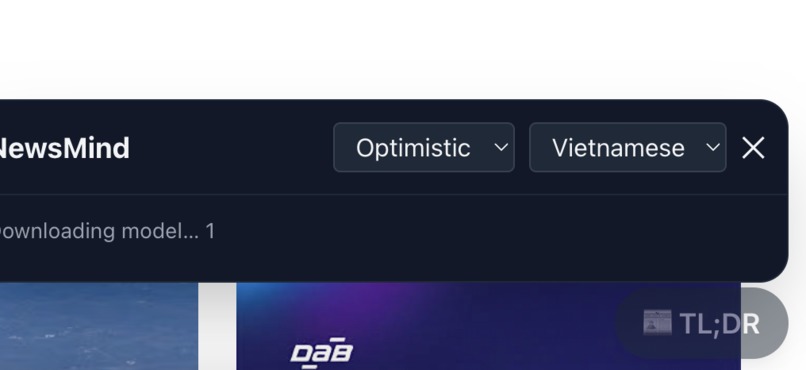 News Mind Chrome Extension – screenshot 1