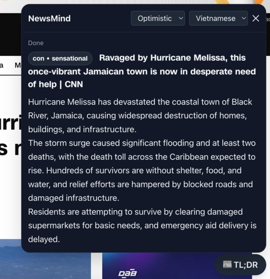 News Mind Chrome Extension – screenshot 4