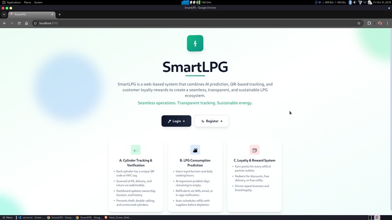 SmartLPG – screenshot 1