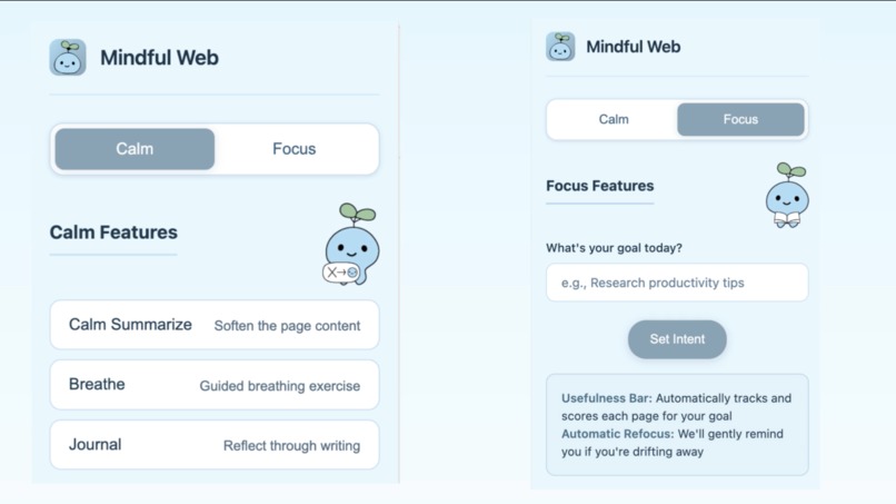 Mindful Web - Stay calm and on track – screenshot 3