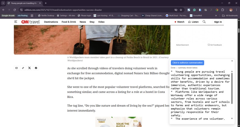 Inclusive Web Reader – screenshot 2