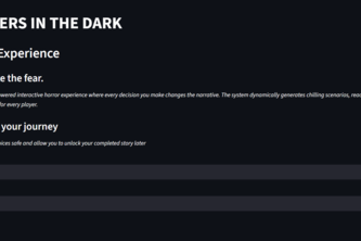 Whispers in the Dark — An AI Horror Experience