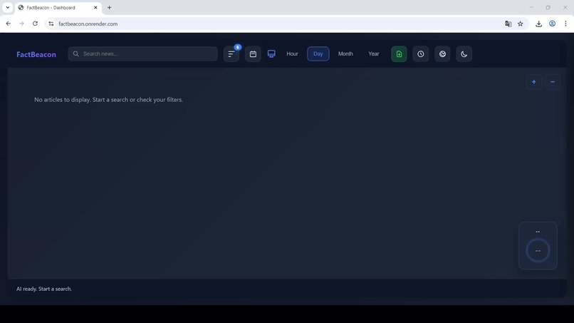 FactBeacon: On-Device AI News Analysis with Gemini Nano – screenshot 1