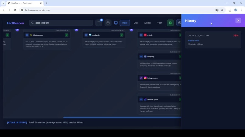 FactBeacon: On-Device AI News Analysis with Gemini Nano – screenshot 3