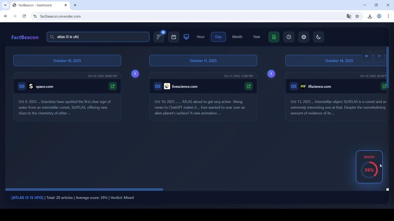 FactBeacon: On-Device AI News Analysis with Gemini Nano – screenshot 9
