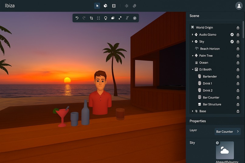 Sunset Bar (VIP): The Ibiza Meet & Greet in Horizon Worlds – screenshot 3